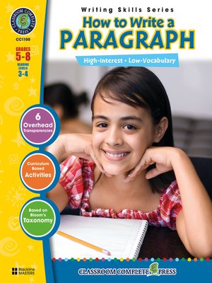 How to Write a Paragraph - ebook